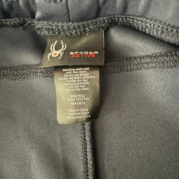 Spyder Active Joggers Mens XL Navy Blue Zip Pocket Sport Gym New NWT - Picture 5 of 8